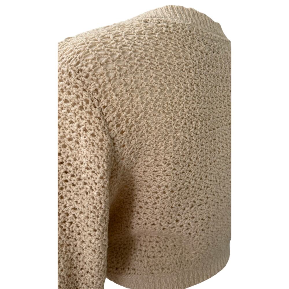 NEW! Free People Britney Khaki Fauxchet Cardigan XLarge NWT - Picture 5 of 6
